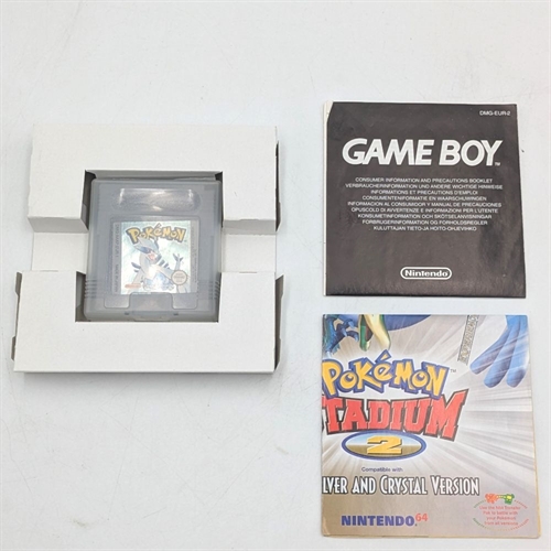 Pokemon Silver Version - Original Box - GameBoy Color (B Grade) (Genbrug)